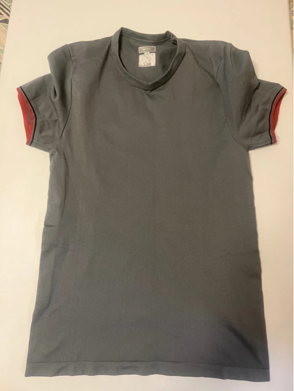 Merona Men's Gray Performance Long Sleeve Shirt - Size M (38-40)